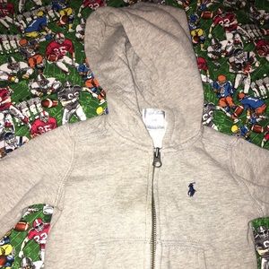 Grey Polo Ralph Lauren hoodie